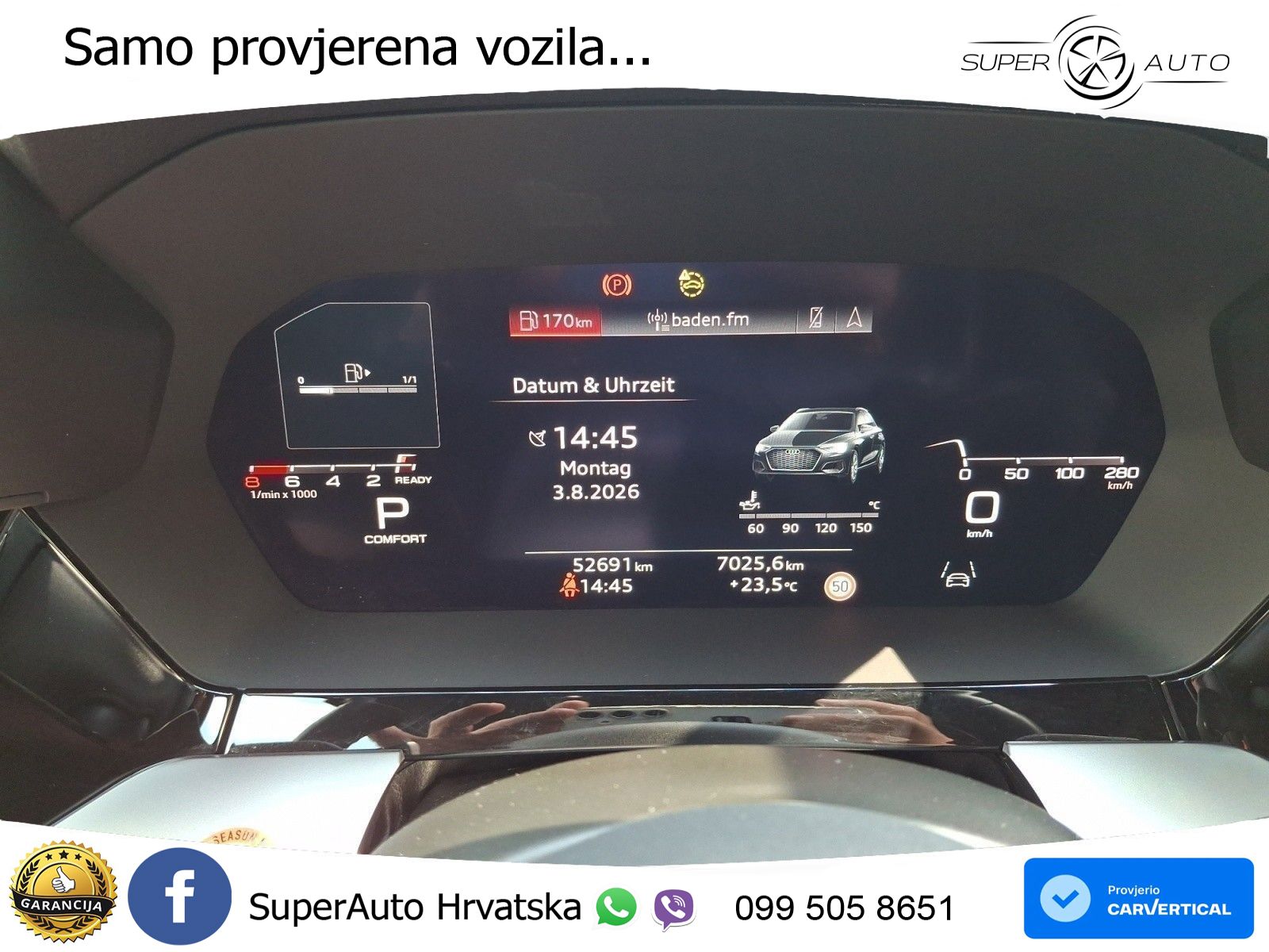Audi A3 40 TFSI (190 KS) quattro S tronic S line LED+GR SJED+ACC