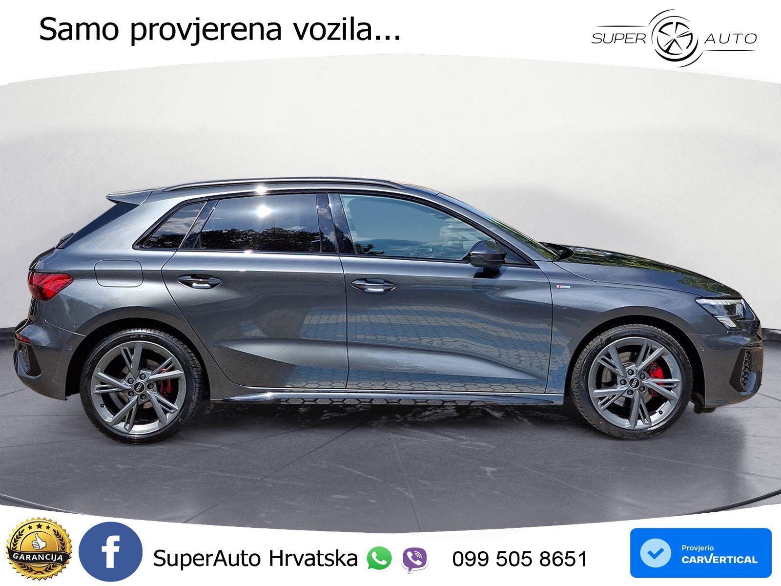 Audi A3 40 TFSI (190 KS) quattro S tronic S line LED+GR SJED+ACC