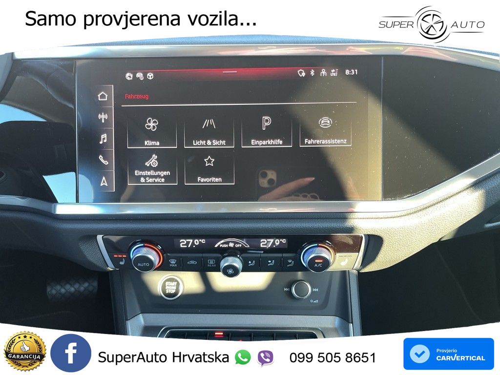 Audi Q3 35 TFSI (150 KS) S tronic advanced LED+GR SJED+ACC