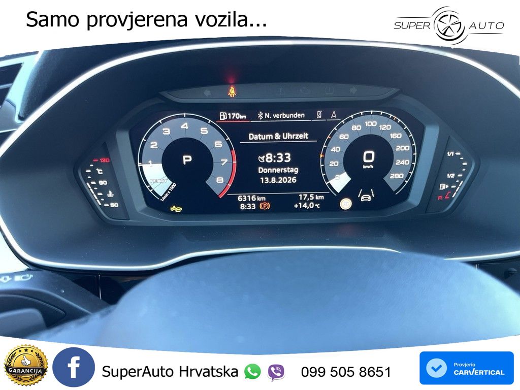 Audi Q3 35 TFSI (150 KS) S tronic advanced LED+GR SJED+ACC