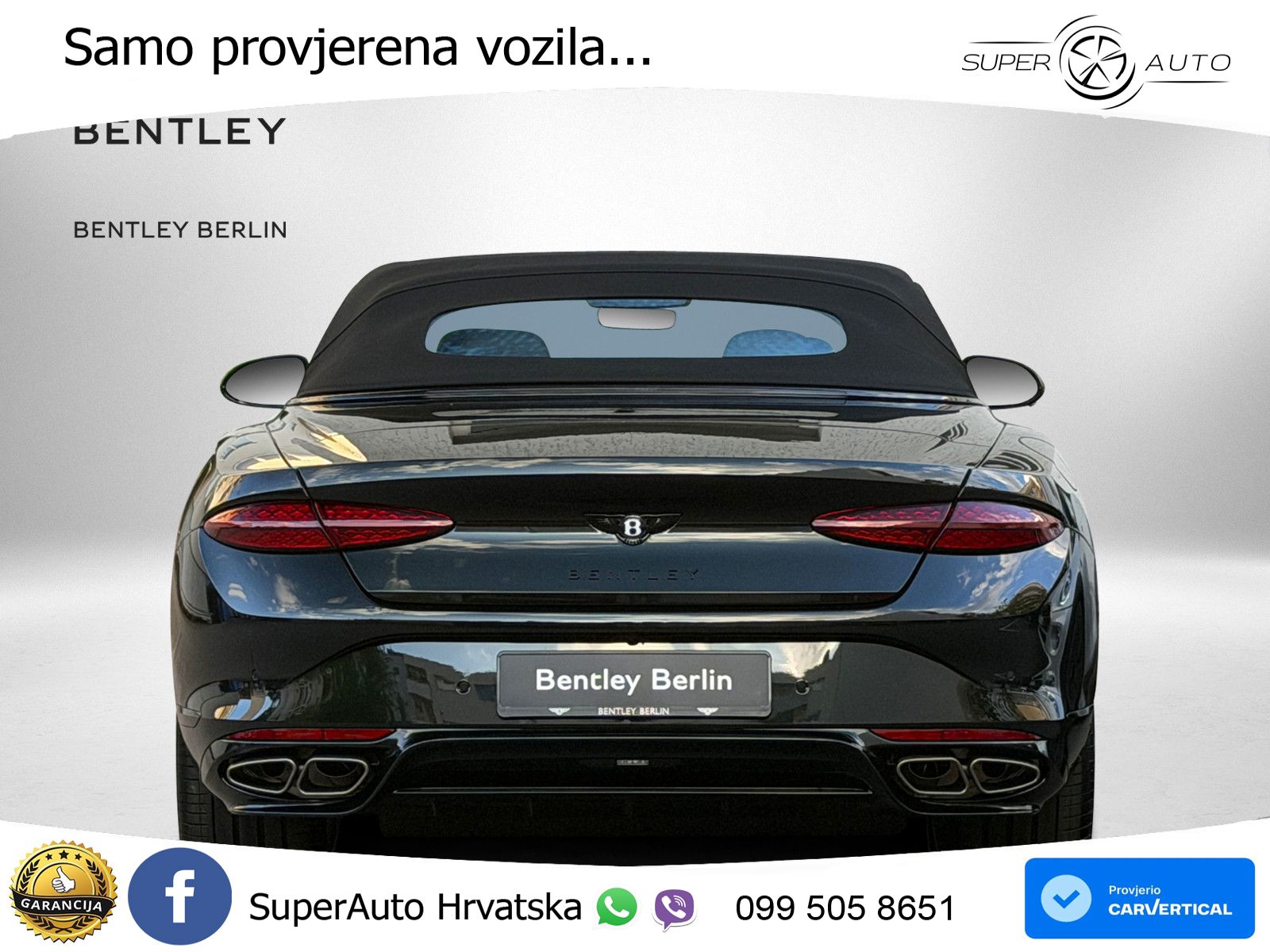 Bentley Continental GTC IV 4.0 V8 TFSi (782 KS) AWD DCT LED+GR SJED+ACC