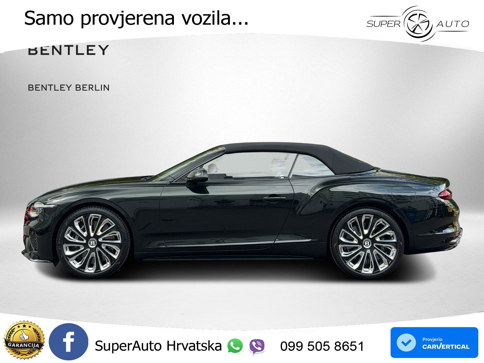 Bentley Continental GTC IV 4.0 V8 TFSi (782 KS) AWD DCT LED+GR SJED+ACC