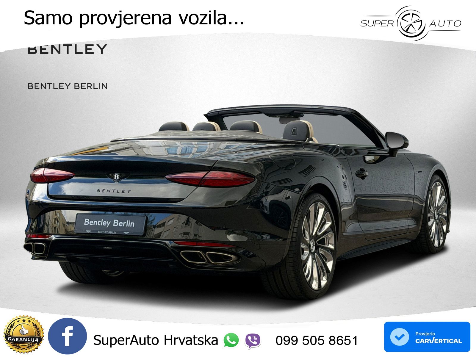 Bentley Continental GTC IV 4.0 V8 TFSi (782 KS) AWD DCT LED+GR SJED+ACC
