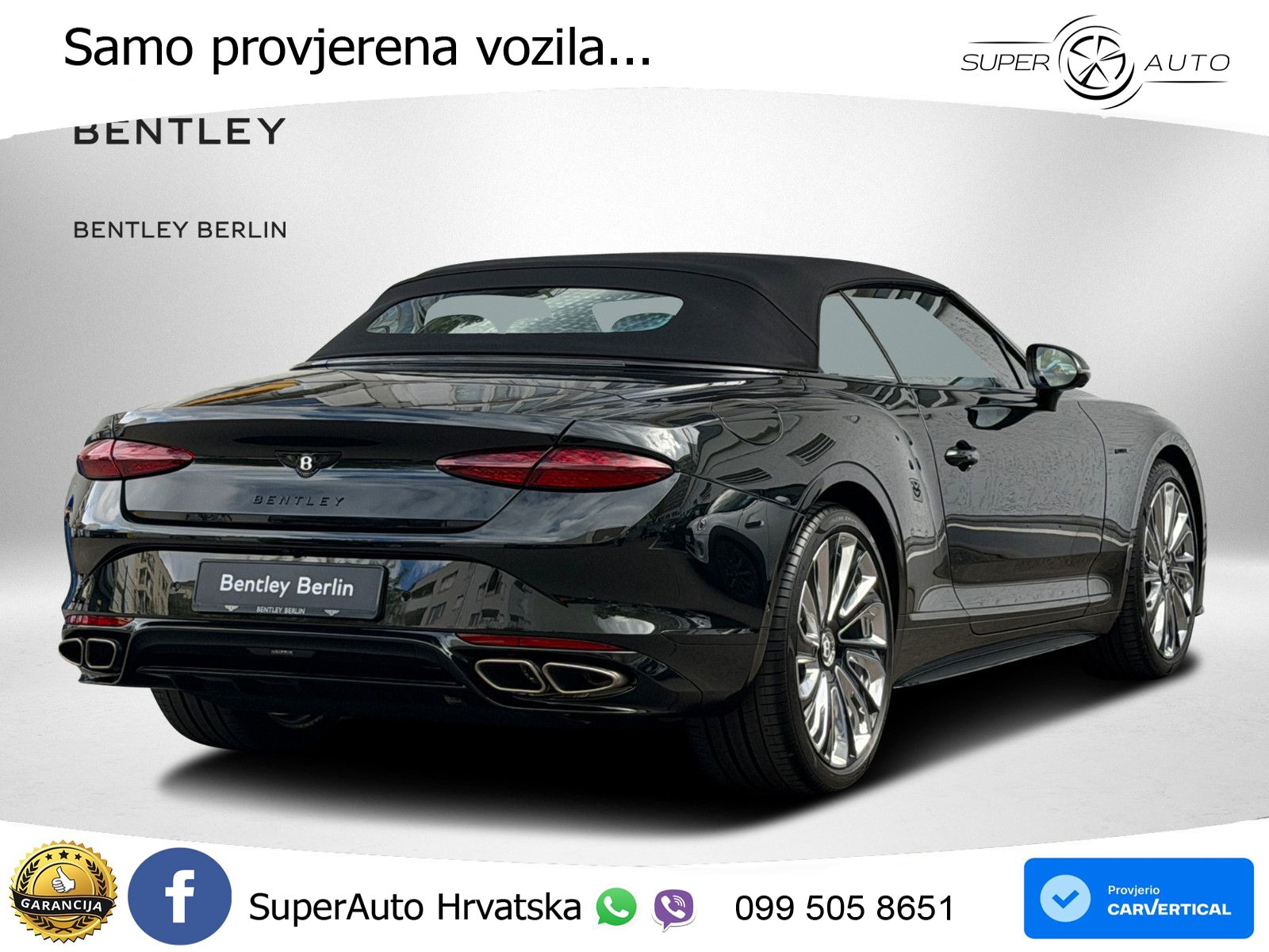 Bentley Continental GTC IV 4.0 V8 TFSi (782 KS) AWD DCT LED+GR SJED+ACC