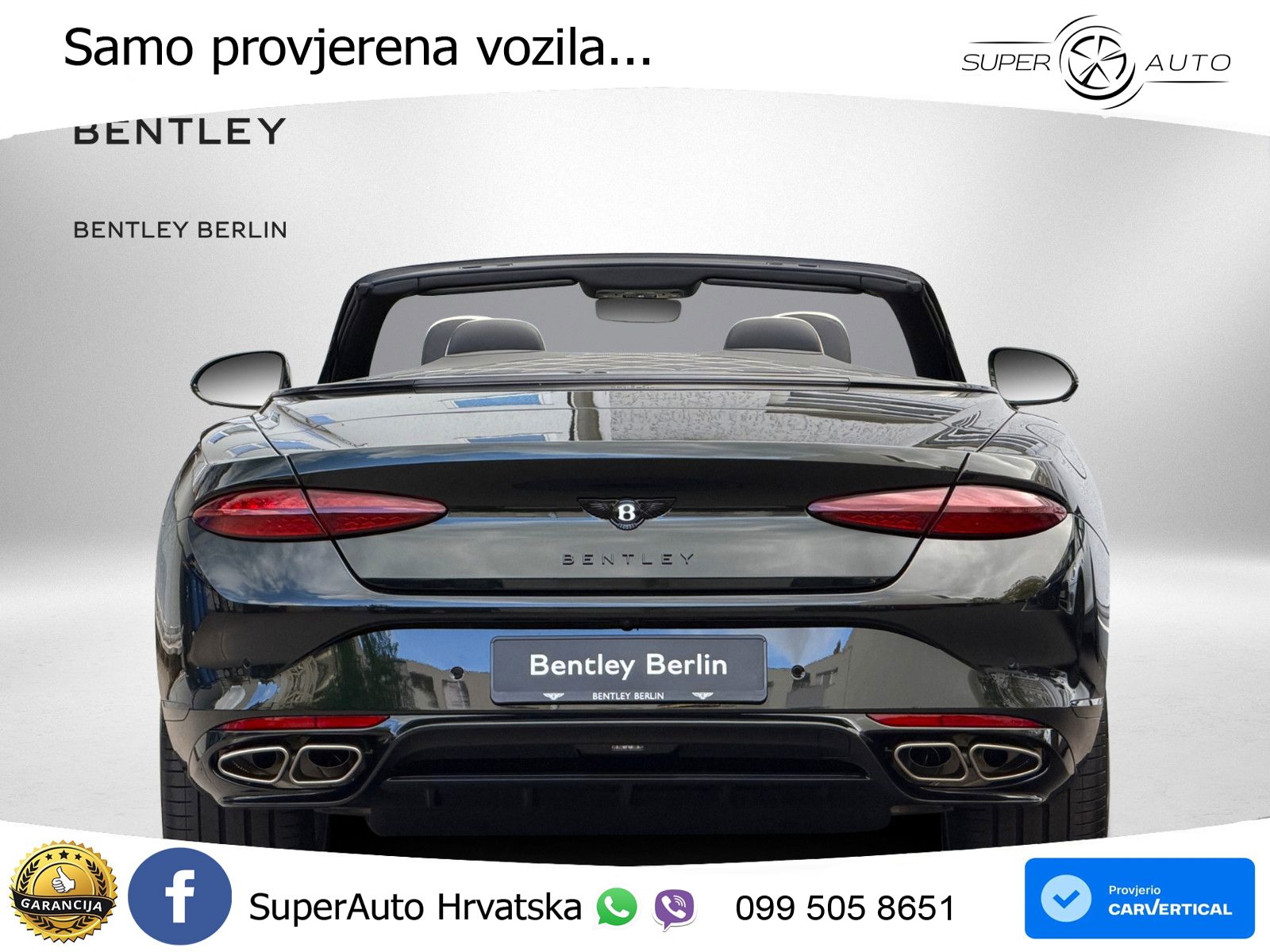Bentley Continental GTC IV 4.0 V8 TFSi (782 KS) AWD DCT LED+GR SJED+ACC