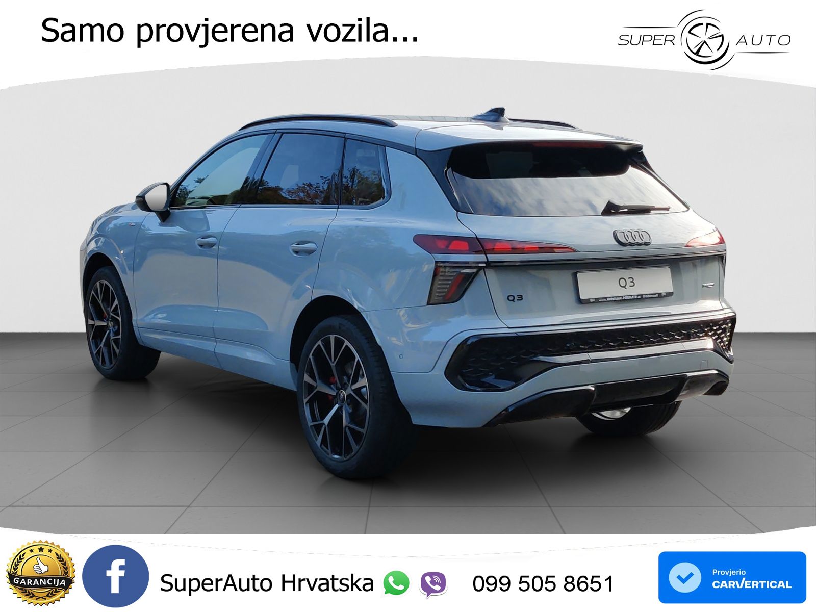 Audi Q3 2.0 TFSI (265 KS) quattro S tronic S line LED+GR SJED+ACC
