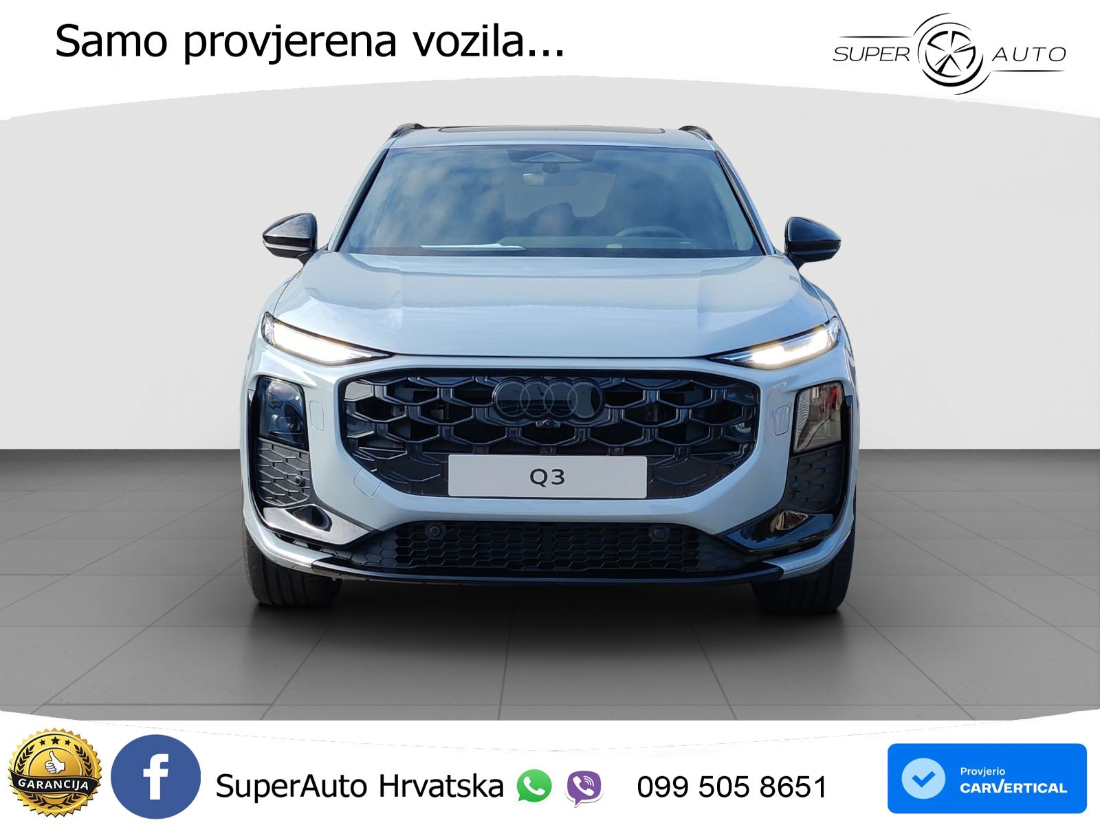 Audi Q3 2.0 TFSI (265 KS) quattro S tronic S line LED+GR SJED+ACC