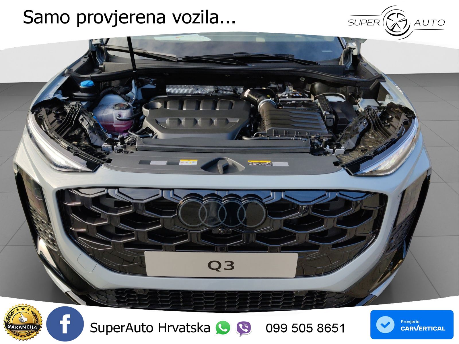 Audi Q3 2.0 TFSI (265 KS) quattro S tronic S line LED+GR SJED+ACC