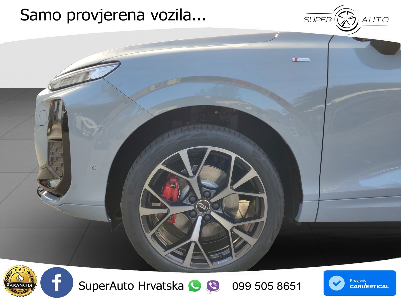 Audi Q3 2.0 TFSI (265 KS) quattro S tronic S line LED+GR SJED+ACC