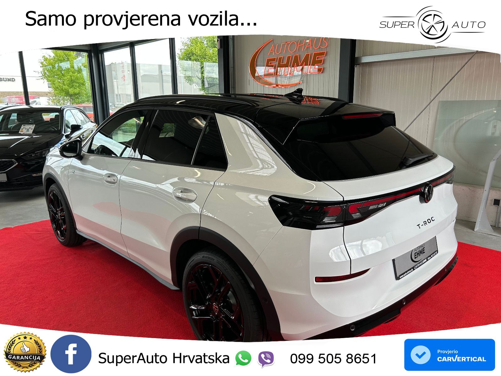 Volkswagen T-Roc 1.5 eTSI (150 KS)  DSG R-Line LED+GR SJED+ACC