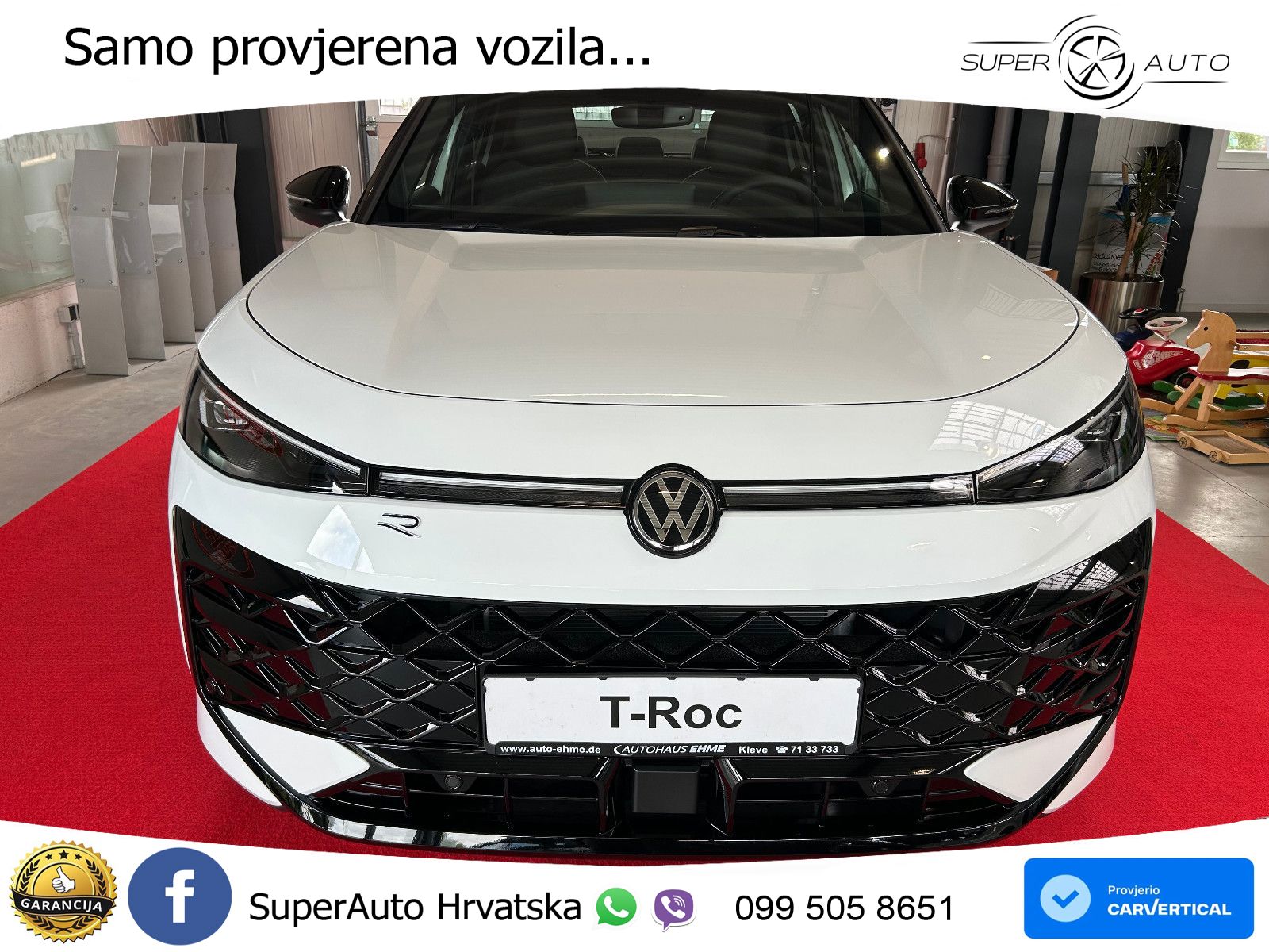 Volkswagen T-Roc 1.5 eTSI (150 KS)  DSG R-Line LED+GR SJED+ACC