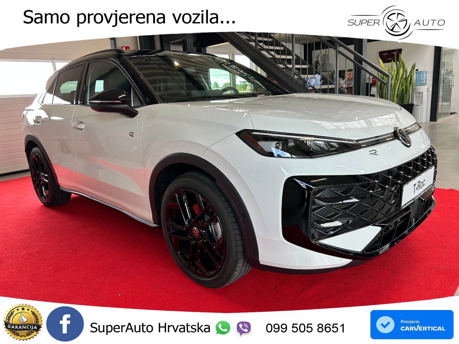 Volkswagen T-Roc 1.5 eTSI (150 KS)  DSG R-Line LED+GR SJED+ACC