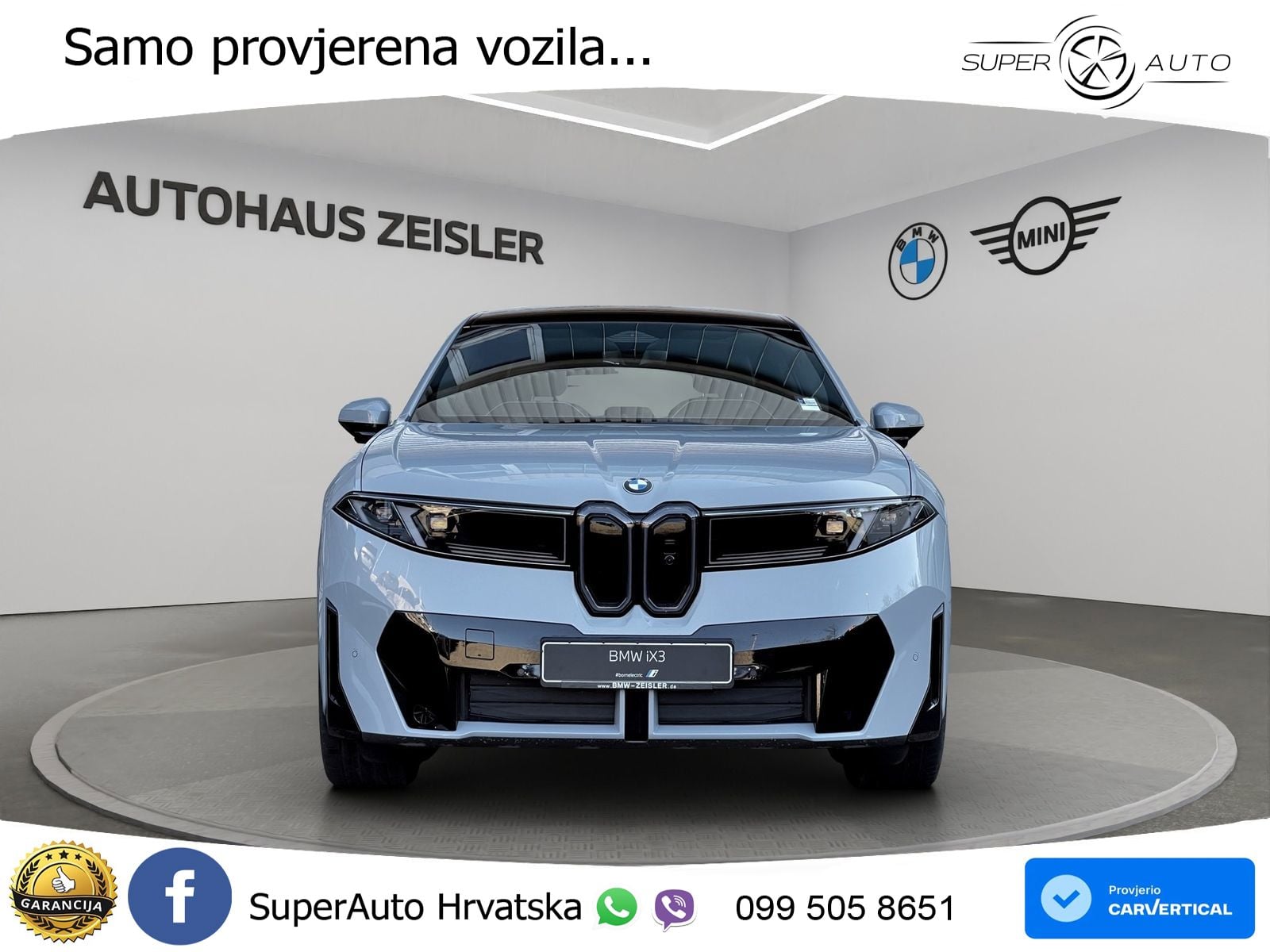 BMW iX3 50 108.7 kWh (469 KS) xDrive M Sport LED+GR SJED+ACC