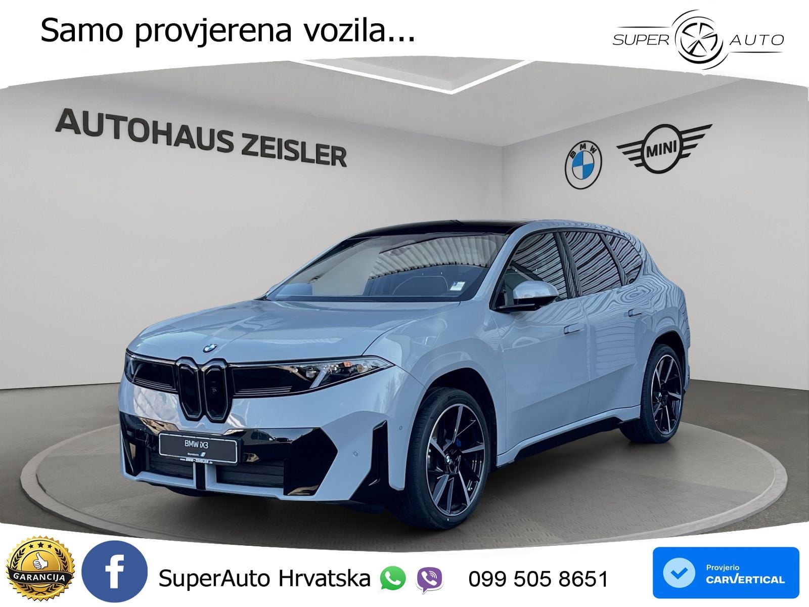 BMW iX3 50 108.7 kWh (469 KS) xDrive M Sport LED+GR SJED+ACC