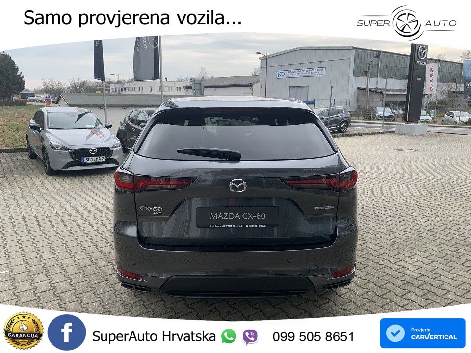 Mazda CX-60 2.5 e-Skyactiv (328 KS) AWD Automatic MATRIX+GR SJED+KAM