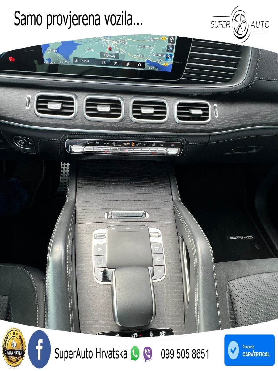 Mercedes AMG GLE Coupe 53 (435 KS) EQ Boost 4MATIC+ AMG SPEEDSHIFT TCT 9G ZRAČNI+ACC+GR SJED+360+PANO