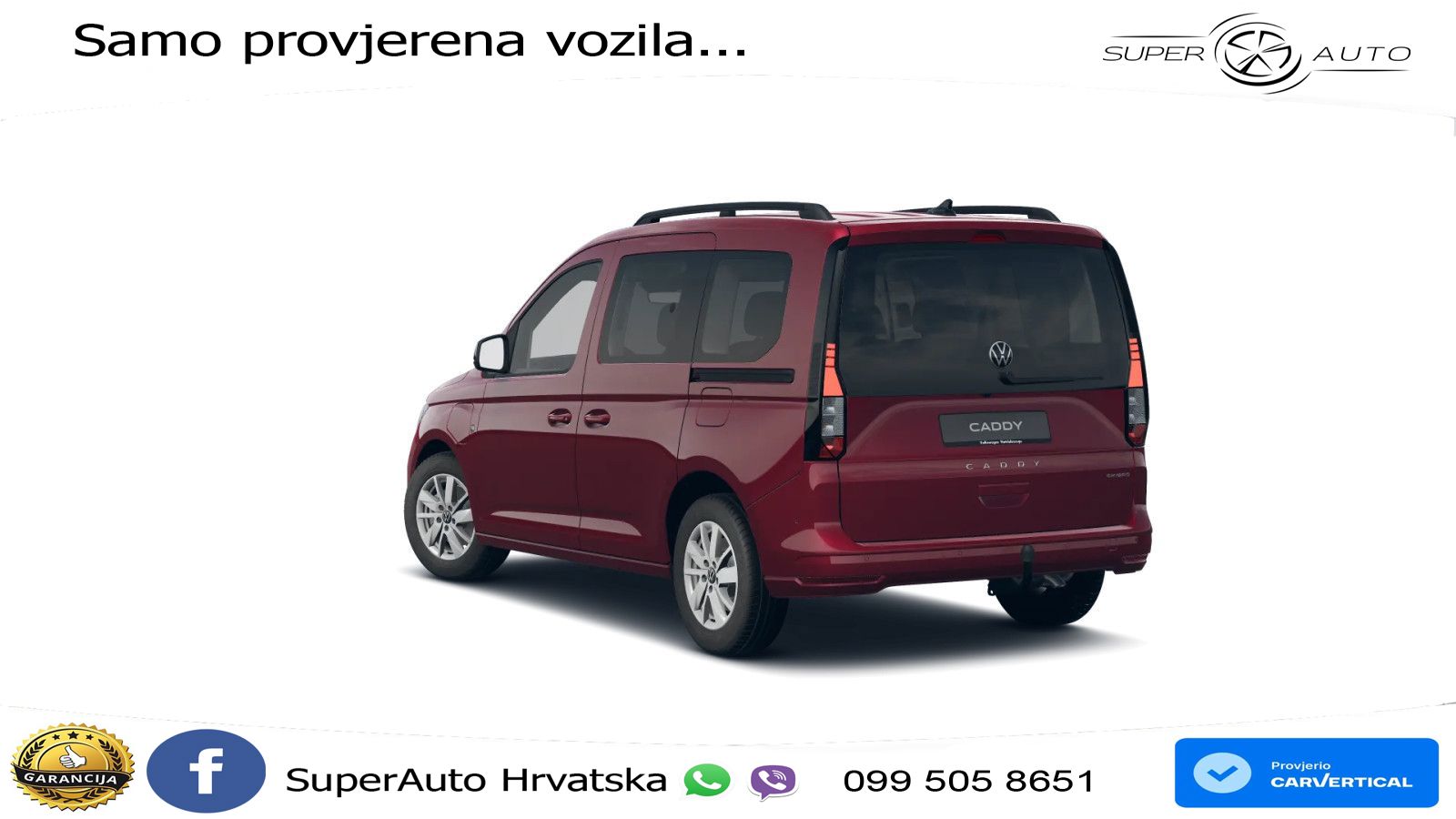 Volkswagen CADDY 1,5 l TSI E-HYBRID LIFE+PANO+RFK+PDC+SHZ 150 KS