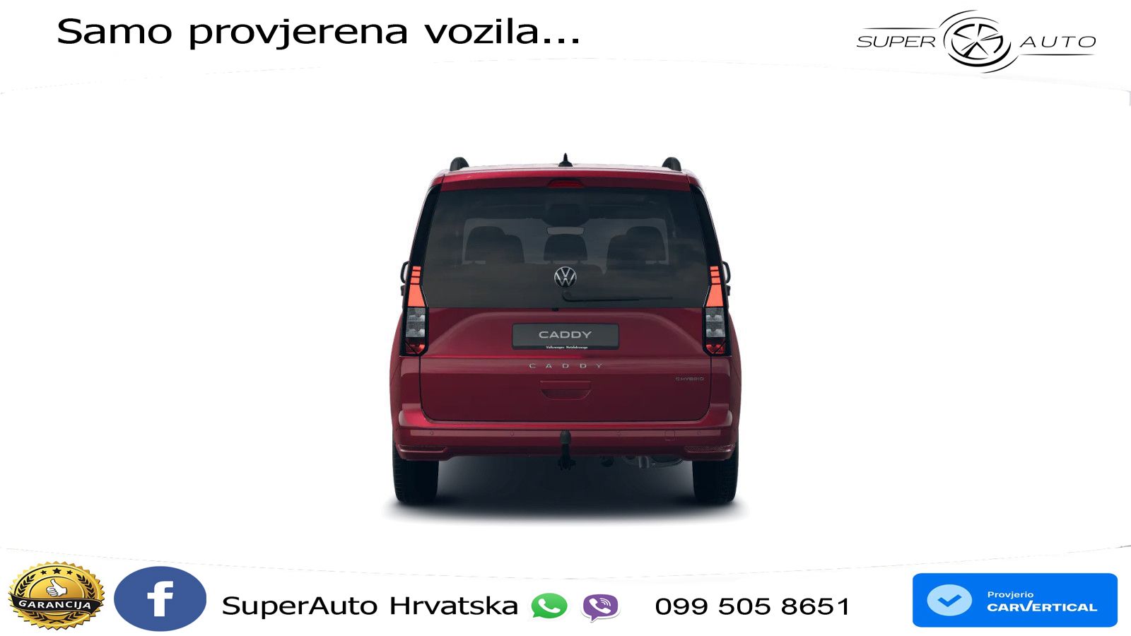 Volkswagen CADDY 1,5 l TSI E-HYBRID LIFE+PANO+RFK+PDC+SHZ 150 KS
