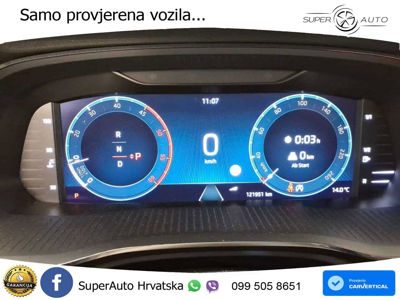 Škoda Octavia Combi 2.0 TDI (150 KS) DSG LED+GR SJED+ACC
