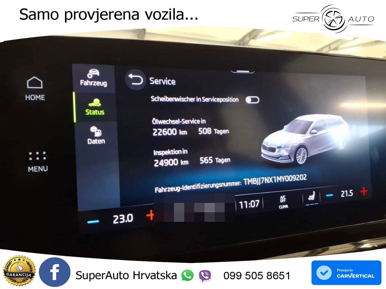 Škoda Octavia Combi 2.0 TDI (150 KS) DSG LED+GR SJED+ACC