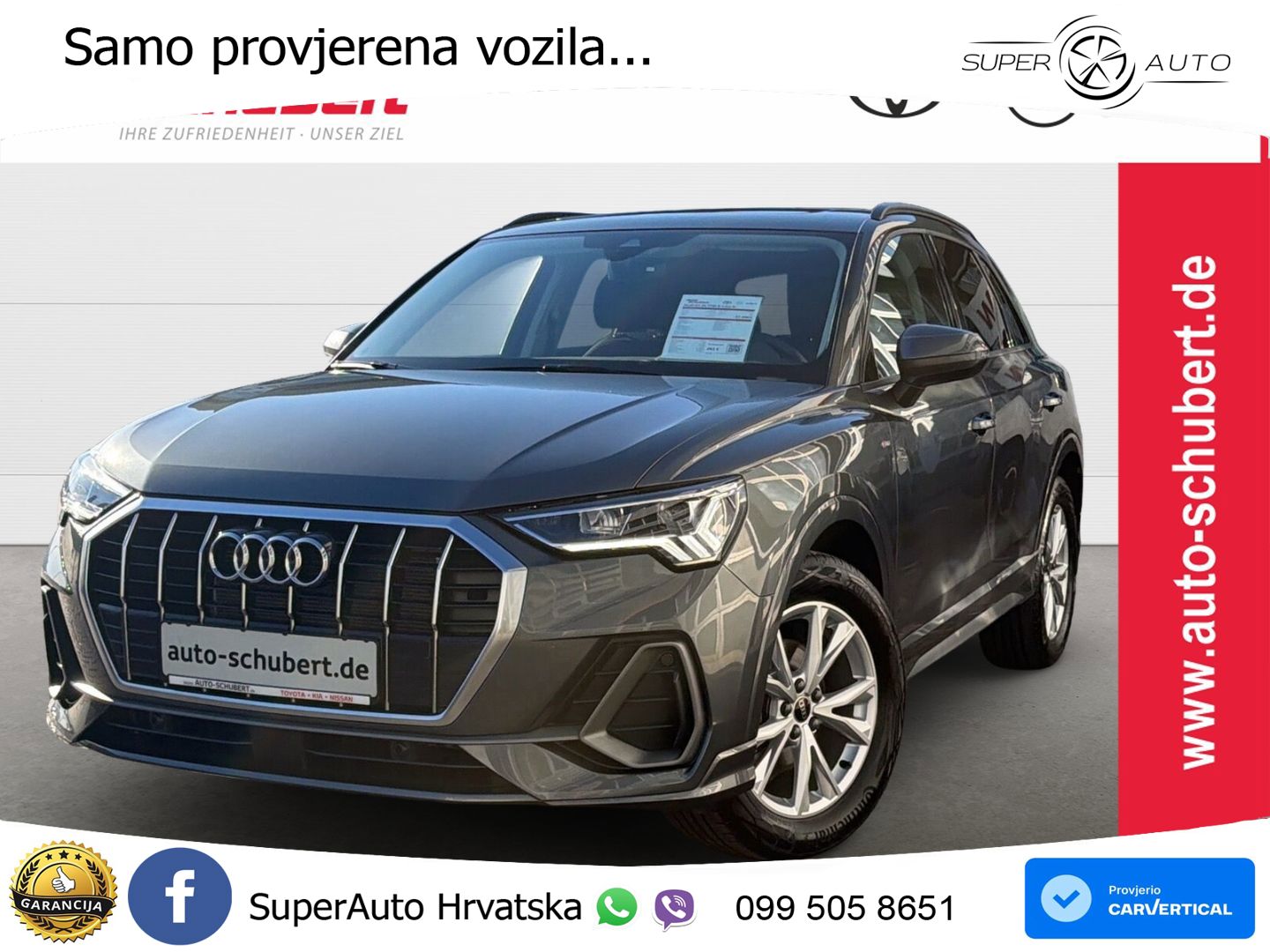 Audi Q3 35 TFSI (150 KS) S tronic S line LED+GR SJED+ACC