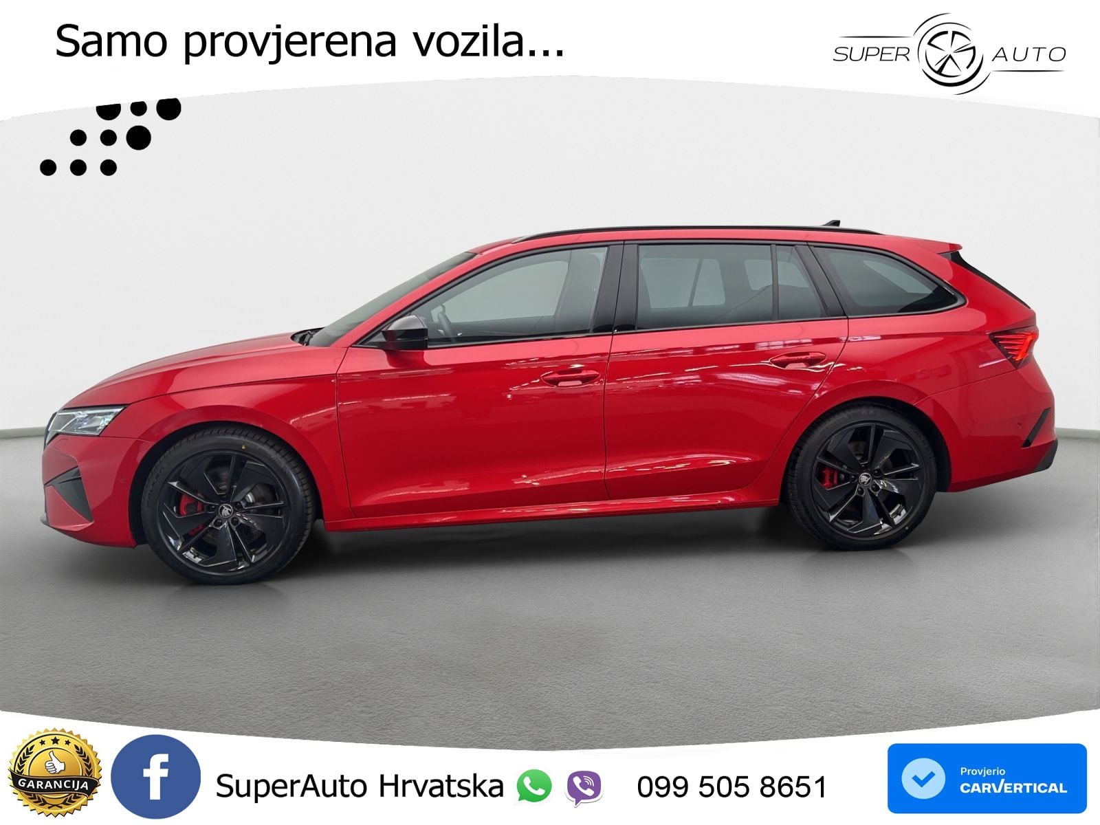 Škoda Octavia Combi RS 2.0 TSI (265 KS) DSG LED+GR SJED+ACC