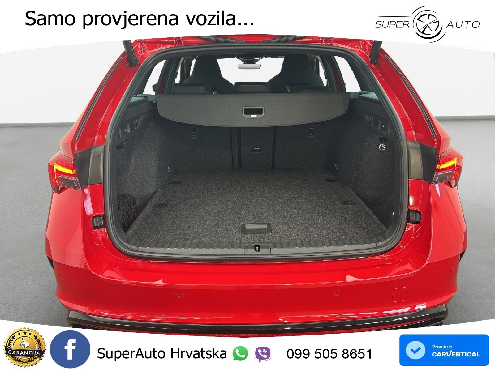 Škoda Octavia Combi RS 2.0 TSI (265 KS) DSG LED+GR SJED+ACC