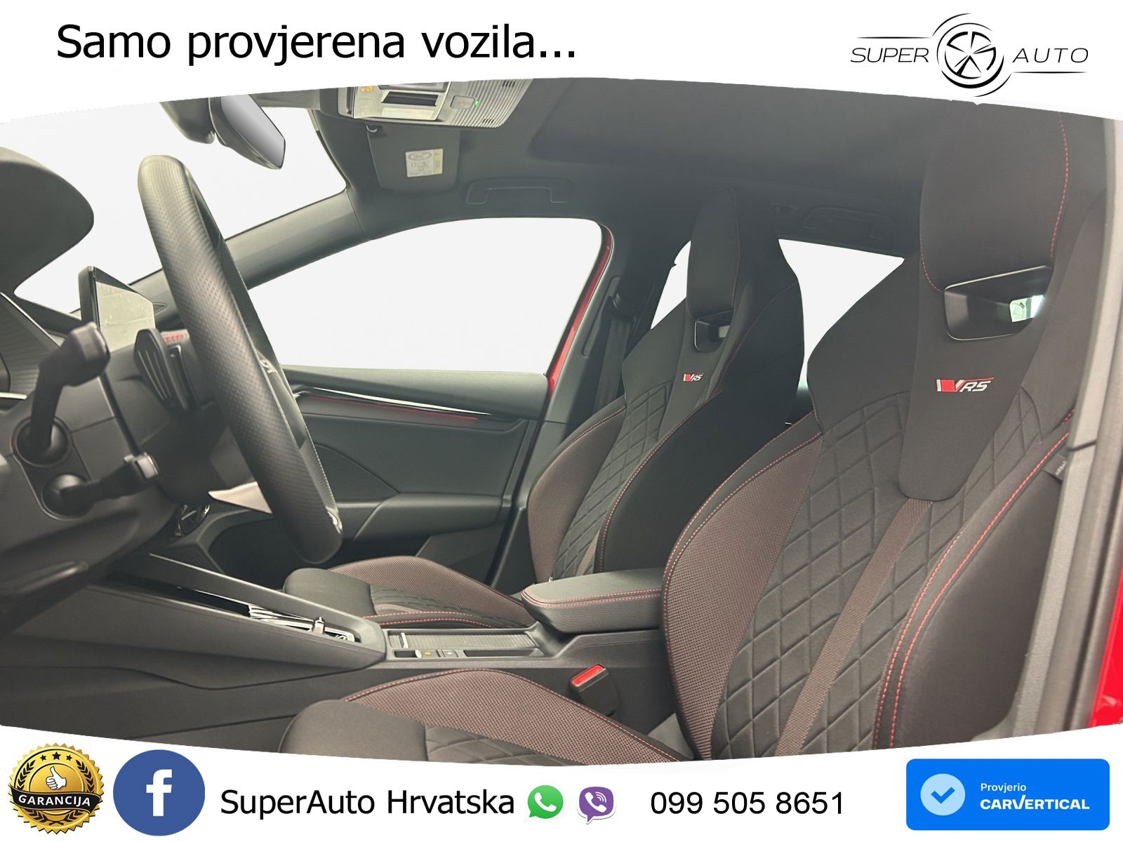Škoda Octavia Combi RS 2.0 TSI (265 KS) DSG LED+GR SJED+ACC