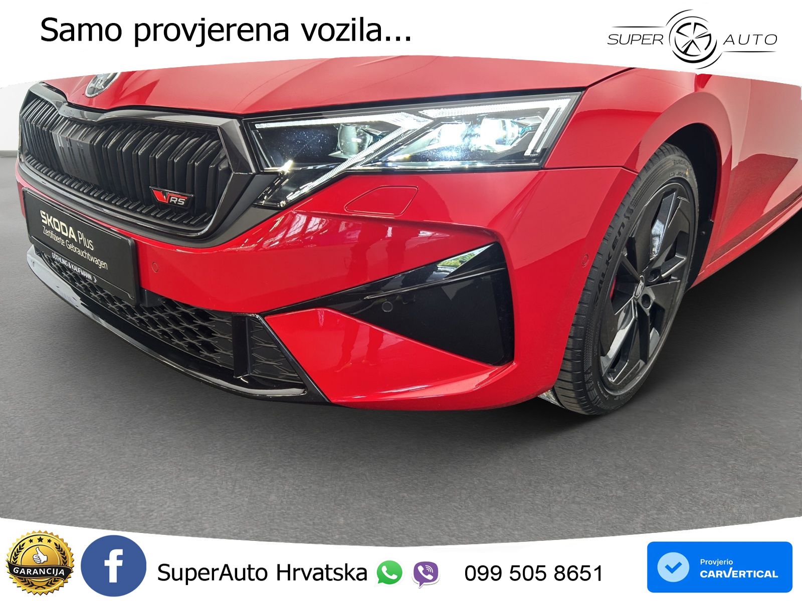 Škoda Octavia Combi RS 2.0 TSI (265 KS) DSG LED+GR SJED+ACC