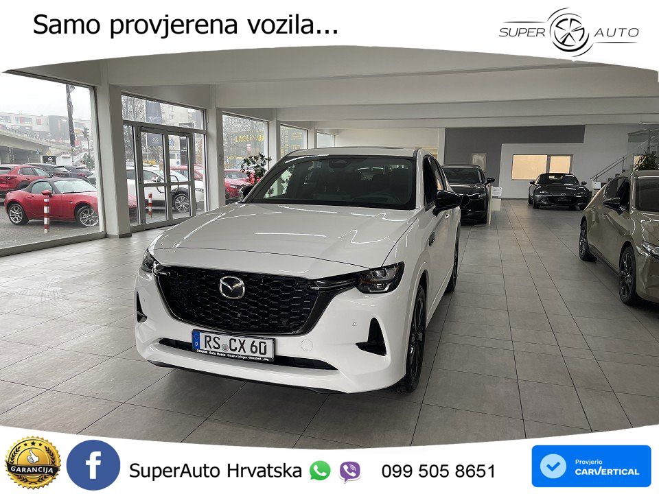 Mazda CX-60 3.3 e-Skyactiv D (254 KS) AWD Automatic MATRIX+GR SJED+KAM