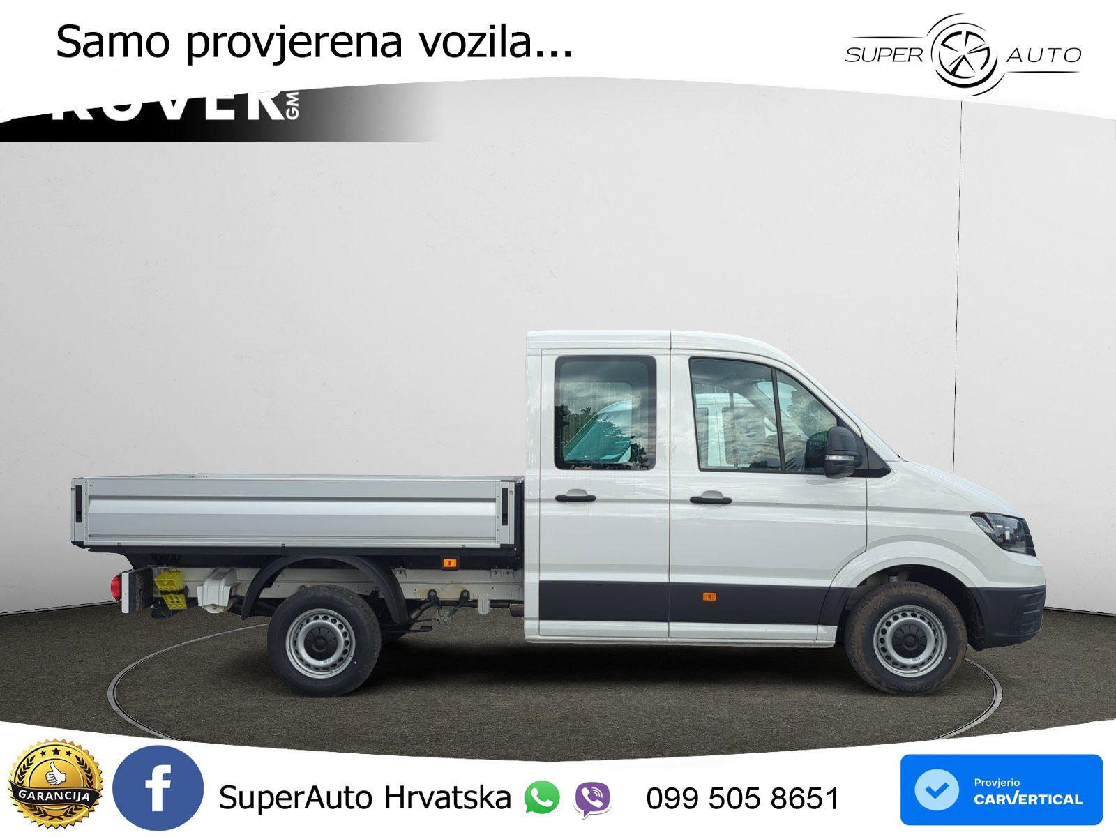 Volkswagen Crafter Doka 35 Pritsche 2.0 TDI MR 7S*AHK*PDC 140 KS