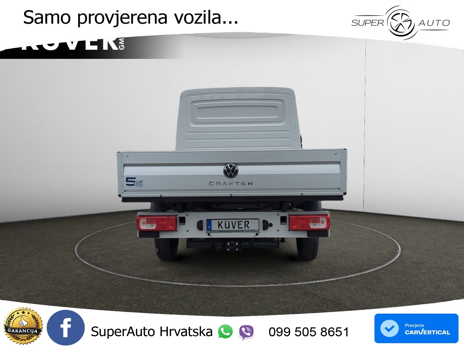 Volkswagen Crafter Doka 35 Pritsche 2.0 TDI MR 7S*AHK*PDC 140 KS