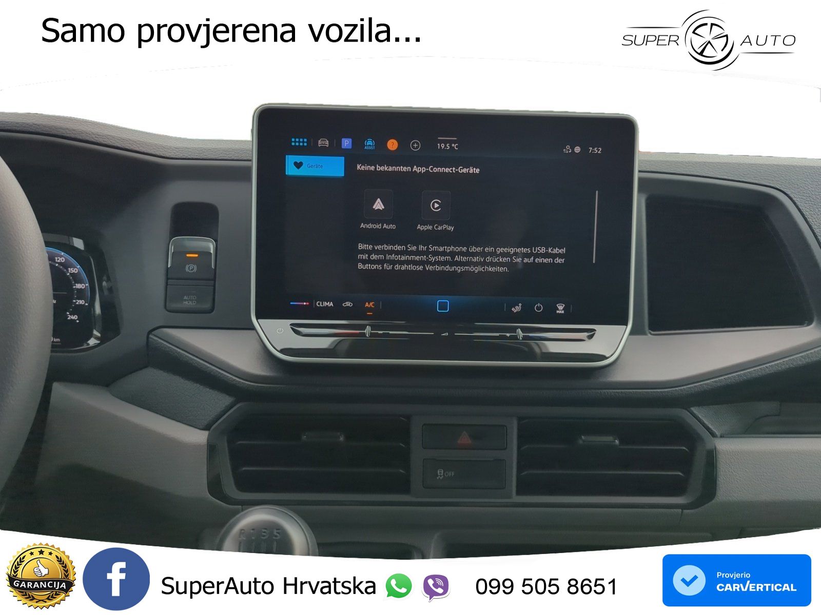 Volkswagen Crafter Doka 35 Pritsche 2.0 TDI MR 7S*AHK*PDC 140 KS