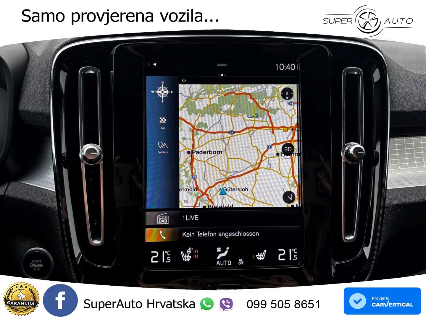 Volvo XC40 1.5 T2 129 KS Automatic LED+GR SJED+ACC