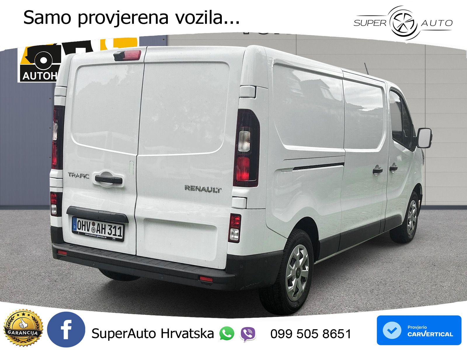 Renault Trafic Lkw Komfort L2H1 3,1t Blue dCi 130 MY24 131 KS