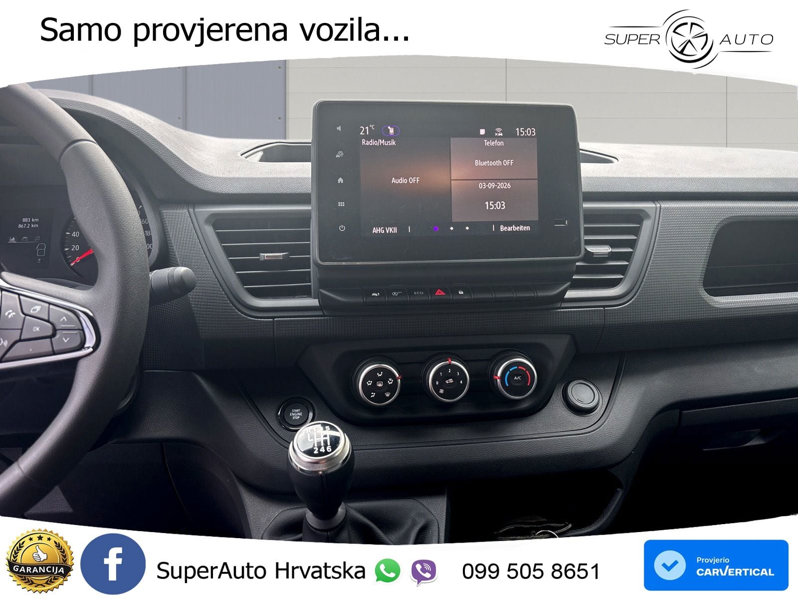 Renault Trafic Lkw Komfort L2H1 3,1t Blue dCi 130 MY24 131 KS