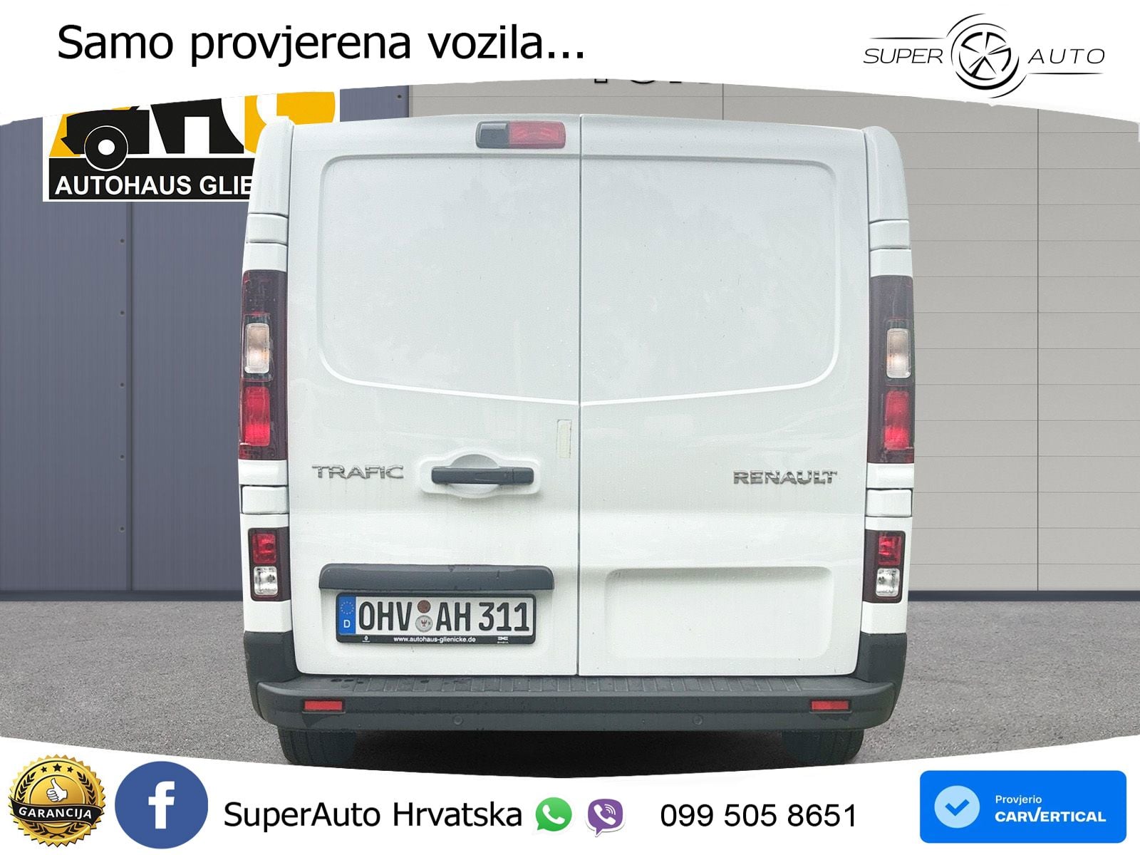 Renault Trafic Lkw Komfort L2H1 3,1t Blue dCi 130 MY24 131 KS