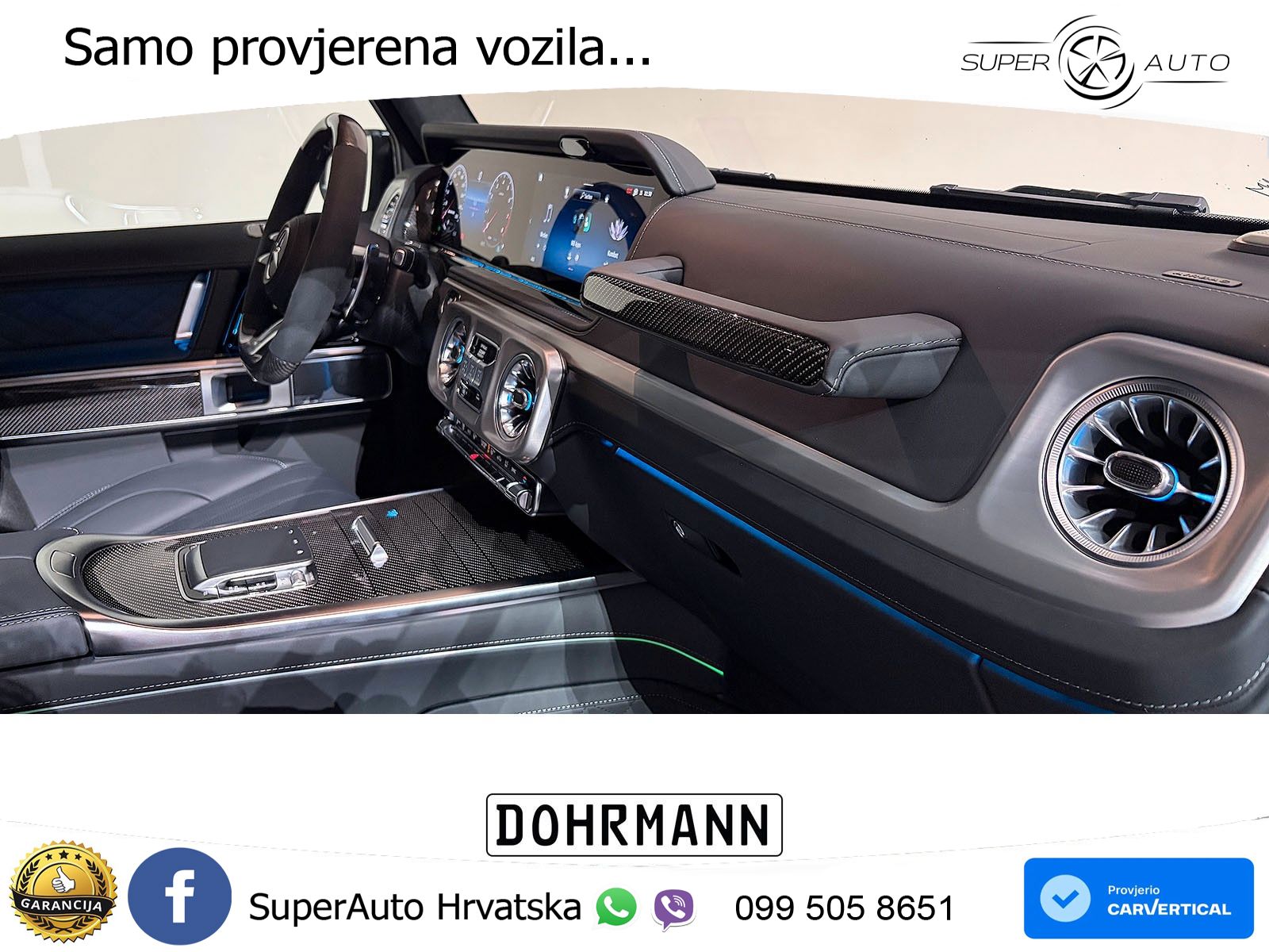 Mercedes AMG G 63 Long V8 (585 KS) 4MATIC 9G-TRONIC AMG SPEEDSHIFT TCT Superior LED+GR SJED+ACC