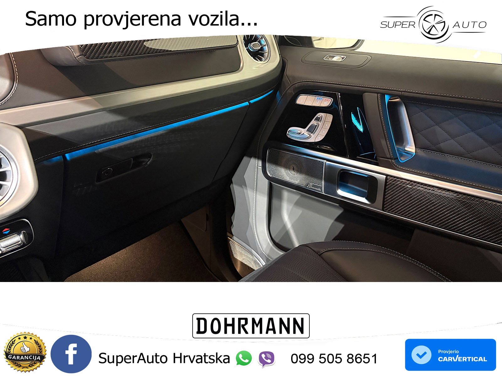 Mercedes AMG G 63 Long V8 (585 KS) 4MATIC 9G-TRONIC AMG SPEEDSHIFT TCT Superior LED+GR SJED+ACC