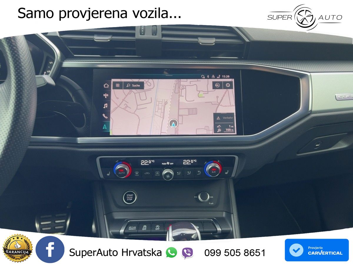 Audi Q3 Sportback 40 TFSI (190 KS) quattro S tronic S line LED+GR SJED+ACC