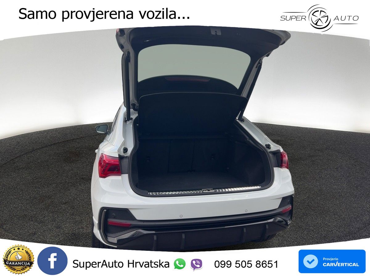 Audi Q3 Sportback 40 TFSI (190 KS) quattro S tronic S line LED+GR SJED+ACC