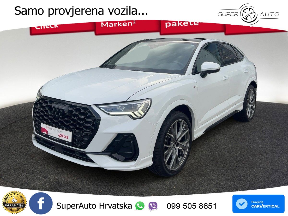 Audi Q3 Sportback 40 TFSI (190 KS) quattro S tronic S line LED+GR SJED+ACC