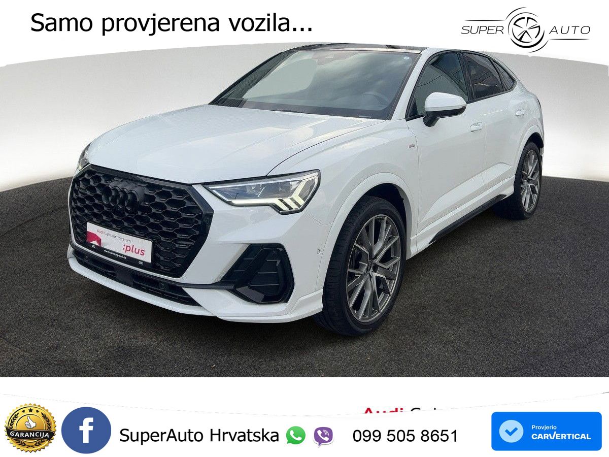 Audi Q3 Sportback 40 TFSI (190 KS) quattro S tronic S line LED+GR SJED+ACC