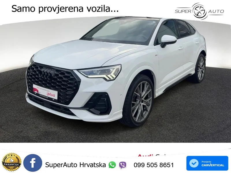 Audi Q3 Sportback 40 TFSI (190 KS) quattro S tronic S line LED+GR SJED+ACC