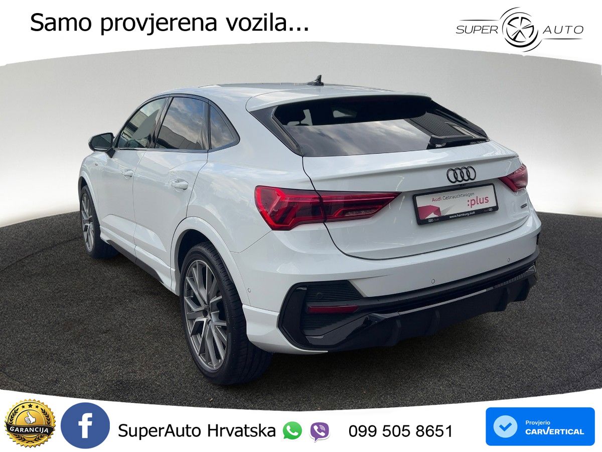 Audi Q3 Sportback 40 TFSI (190 KS) quattro S tronic S line LED+GR SJED+ACC
