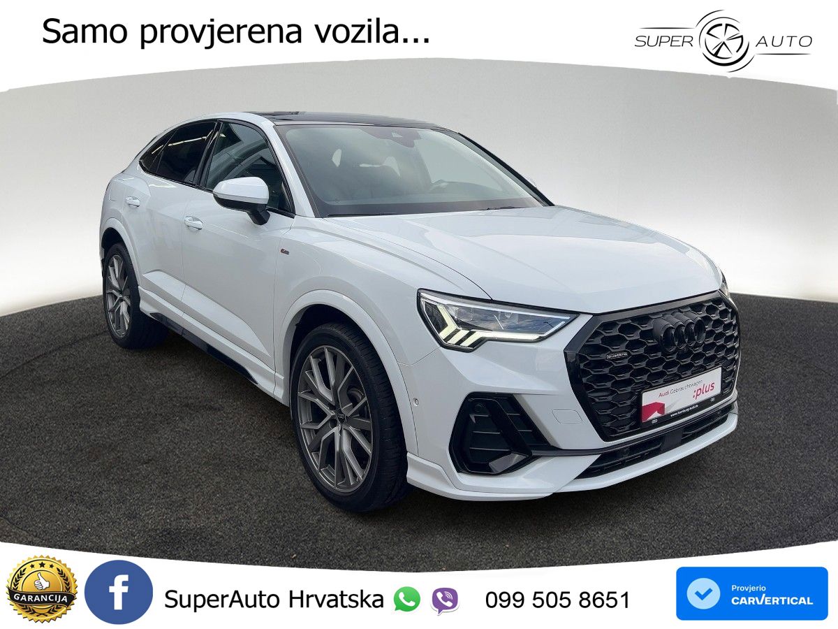 Audi Q3 Sportback 40 TFSI (190 KS) quattro S tronic S line LED+GR SJED+ACC