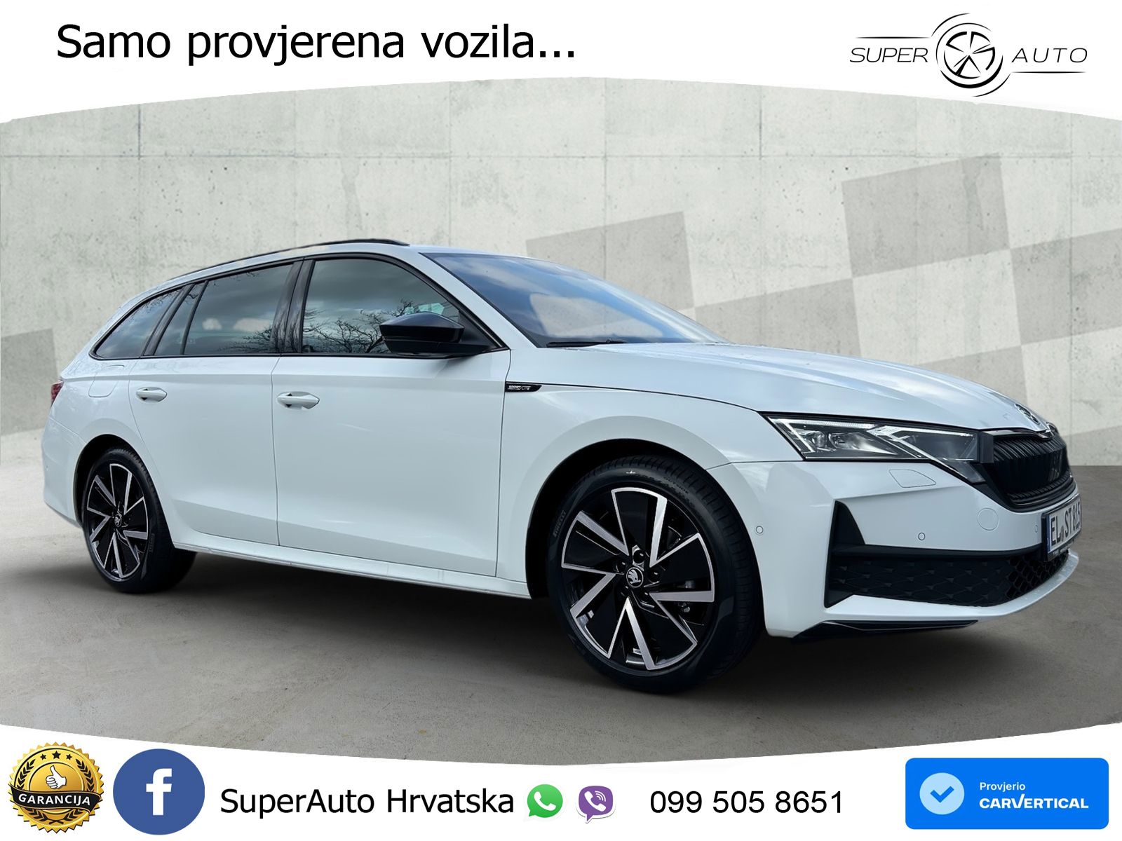 Škoda Octavia Combi 2.0 TDI (150 KS) DSG SportLine LED+GR SJED+ACC