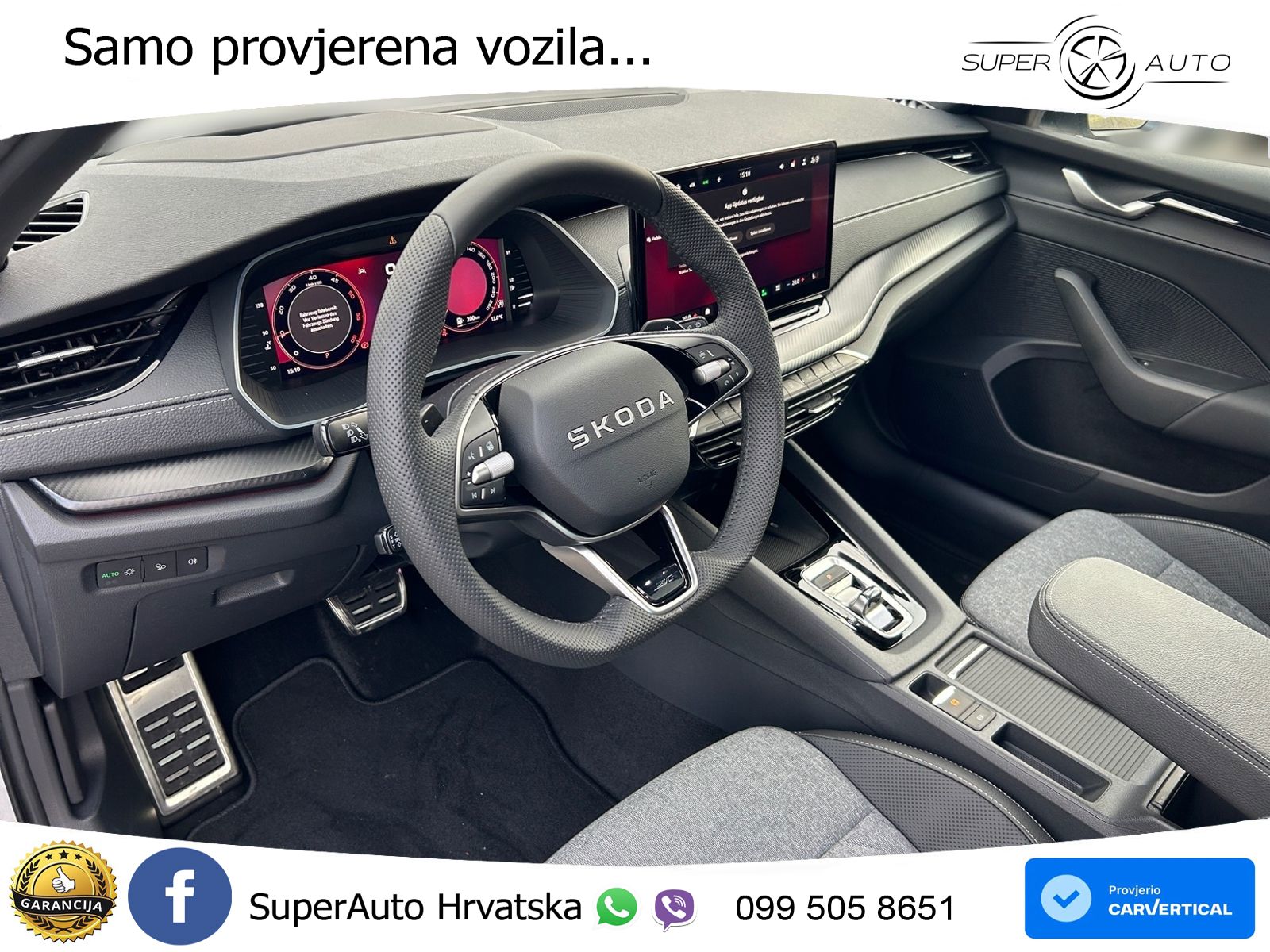 Škoda Octavia Combi 2.0 TDI (150 KS) DSG SportLine LED+GR SJED+ACC