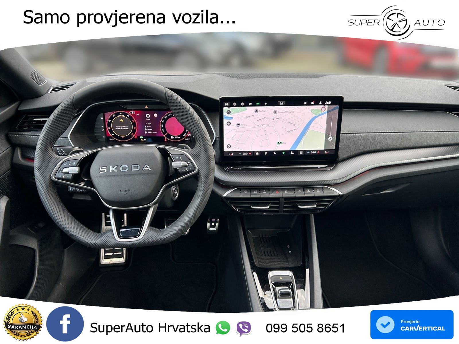 Škoda Octavia Combi 2.0 TDI (150 KS) DSG SportLine LED+GR SJED+ACC