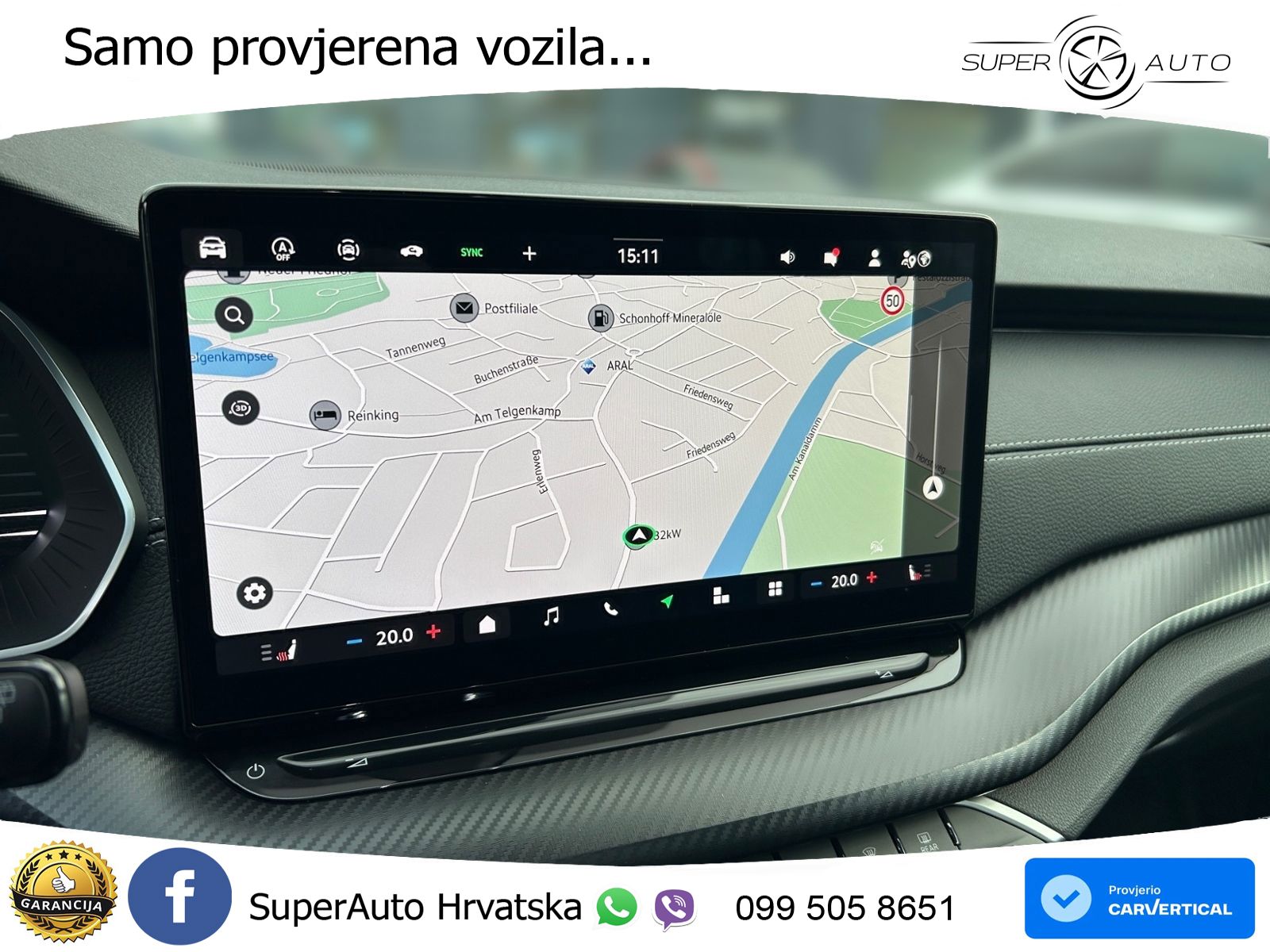 Škoda Octavia Combi 2.0 TDI (150 KS) DSG SportLine LED+GR SJED+ACC